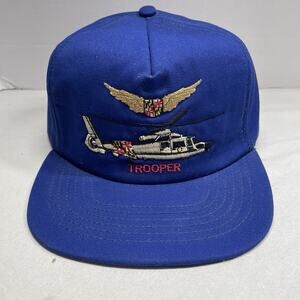 VINTAGE LION WEAR MARYLAND STATE POLICE SNAPBACK trucker HAT CAP